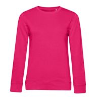   B&C WW32B Inspire női kereknyakú pulóver XS-XL MAGENTA PINK