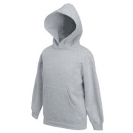   Fruit of the Loom 062043 gyerek kapucnis pulóver HEATHER GREY 116-164 