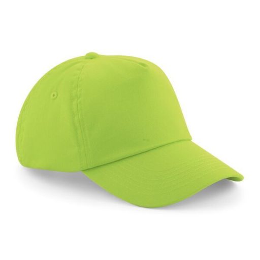 Basebal sapka B010b junior 5 paneles LIME