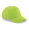 Basebal sapka B010b junior 5 paneles LIME