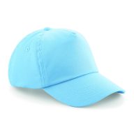 Basebal sapka B010b junior 5 paneles SKY BLUE