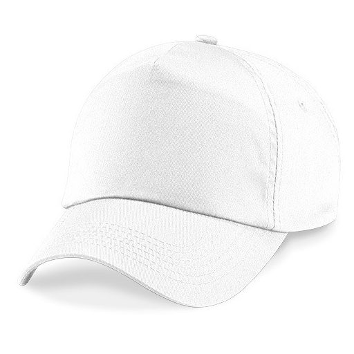 Baseball sapka B010 5 paneles FEHÉR