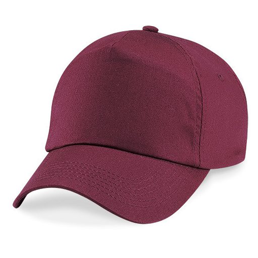 Baseball sapka B010 5 paneles BURGUNDY