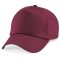 Baseball sapka B010 5 paneles BURGUNDY