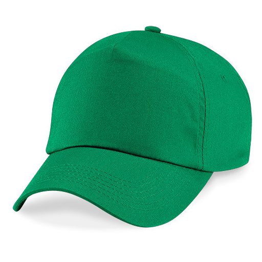Baseball sapka B010 5 paneles KELLY GREEN