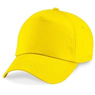 Baseball sapka B010 5 paneles YELLOW