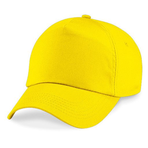 Baseball sapka B010 5 paneles YELLOW