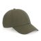 B054 - Beechfield Organic Cotton 6 Panel Cap OLIVA
