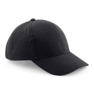 B065 - Beechfield Pro-Style Heavy Brushed Cotton Cap FEKETE