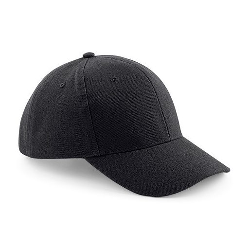 B065 - Beechfield Pro-Style Heavy Brushed Cotton Cap FEKETE