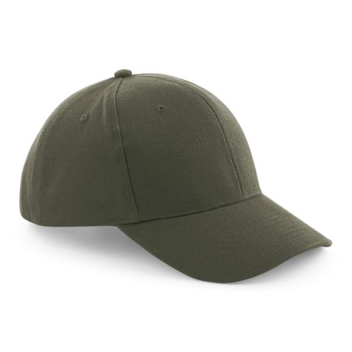 B065 - Beechfield Pro-Style Heavy Brushed Cotton Cap OLIVA