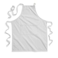   W364 - Westford Mill Fairtrade Cotton Adult Craft Apron KÖTÉNY 70X94 SZÜRKE