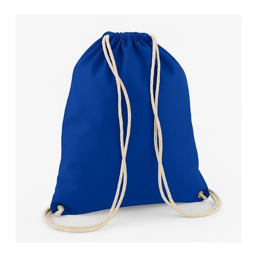 W110 - Westford Mill pamut tornazsák 12L, 37X46 cm ROYAL BLUE