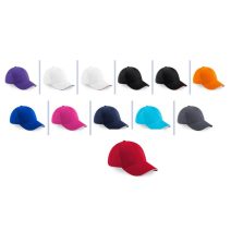 B020 - Beechfield Athleisure 6 paneles baseball sapka