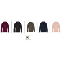 (kapucnis, bebújós kényelmes, elegáns)  B&C WU02K KING kapucnis bebújós pulóves S-3XL