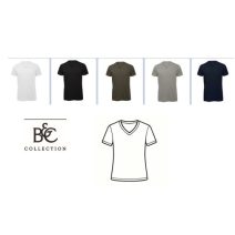 (V-nyakú, vékony, könnyű póló, címkementes) B&C TM044 INSPIRE V-NYAKÚ PÓLÓK
