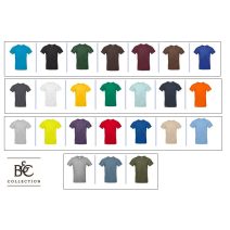 (puha, kellemes póló)  B&C TU03T pamut póló 190gr/m2  (S-5XL)