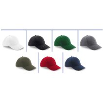 B065 - Beechfield Pro-Style Heavy Brushed pamut baseball sapka