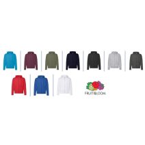 (kapucnis, cipzáros pulóver 80%pamut, 20% poliészter  280g/m² )Fruit of the Loom 62062 férfi kapucnis cipzáros pulóver S-5XL