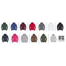 (kapucnis, bebújós pulóver 280g/m² , klassz sima felület, 80% pamut, 20% poliészter, ajándéknak is kiváló) Russel 0R265M kapucnis pulóver S-5XL